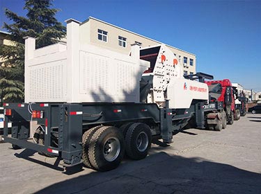 廣東白云建筑垃圾全套設備發貨現場