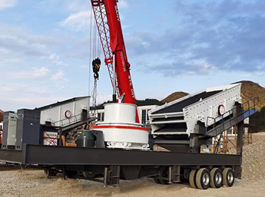 鄭州中意砂石生產線開往四川助力砂石破碎