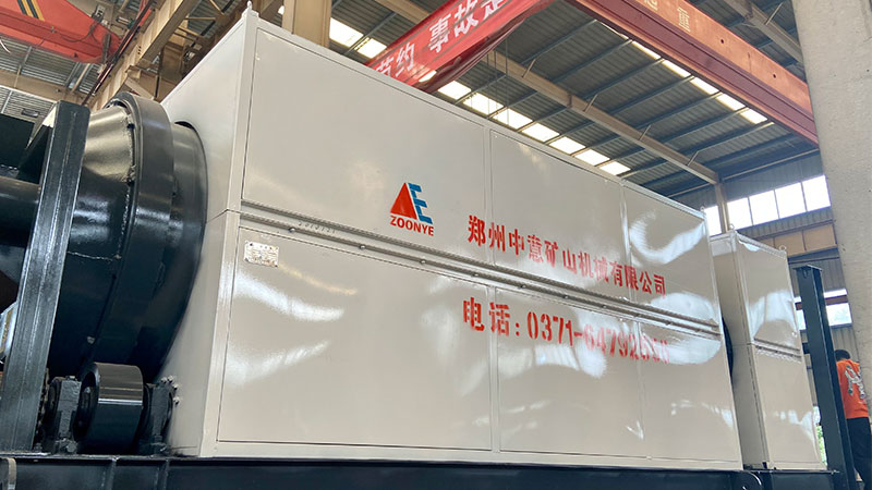 礦物垃圾工業處理設備滾筒篩實地工廠圖片